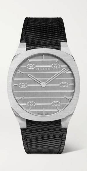 montre gucci 25h|GUCCI 25H 38mm textured.